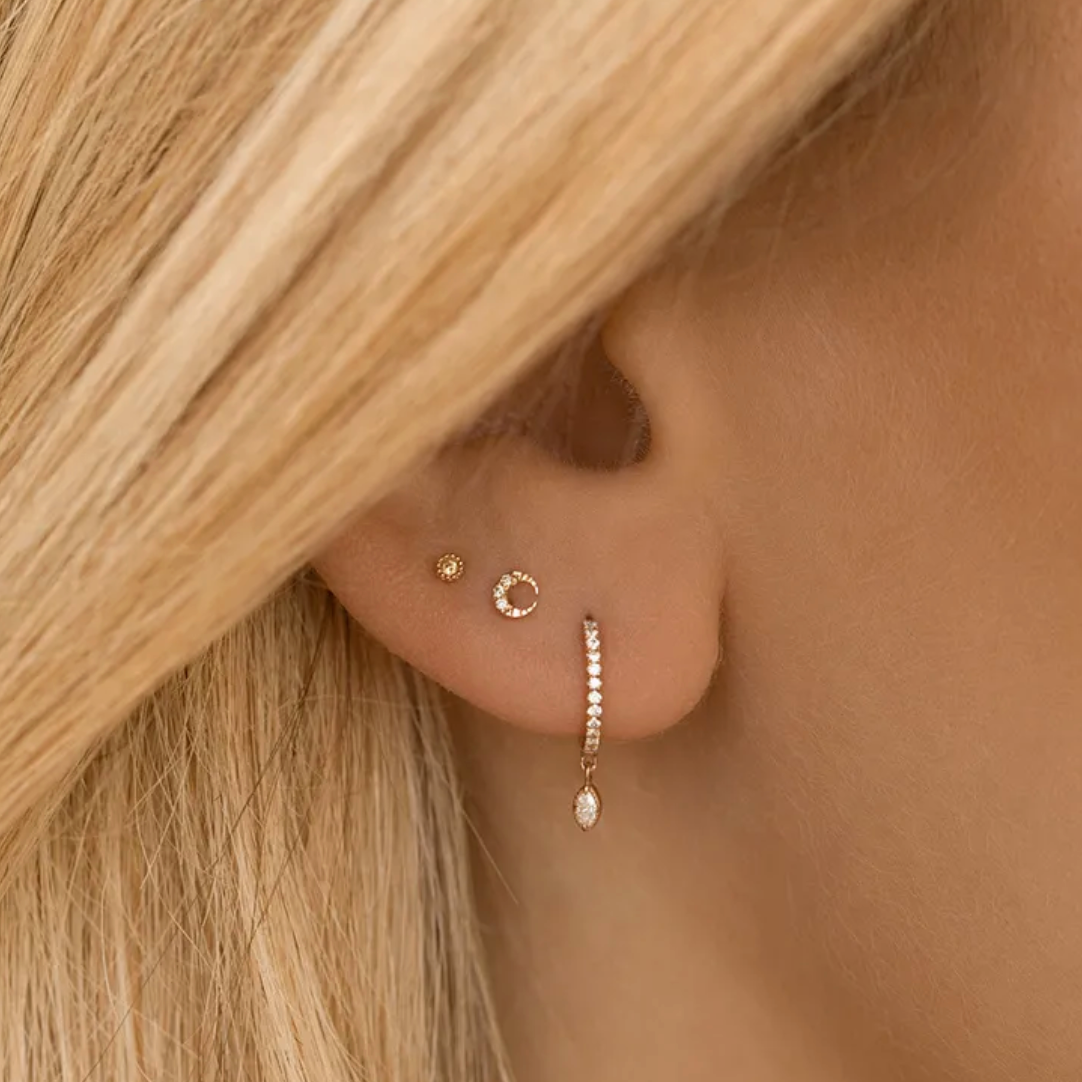 Sia Earrings - Silver/Gold