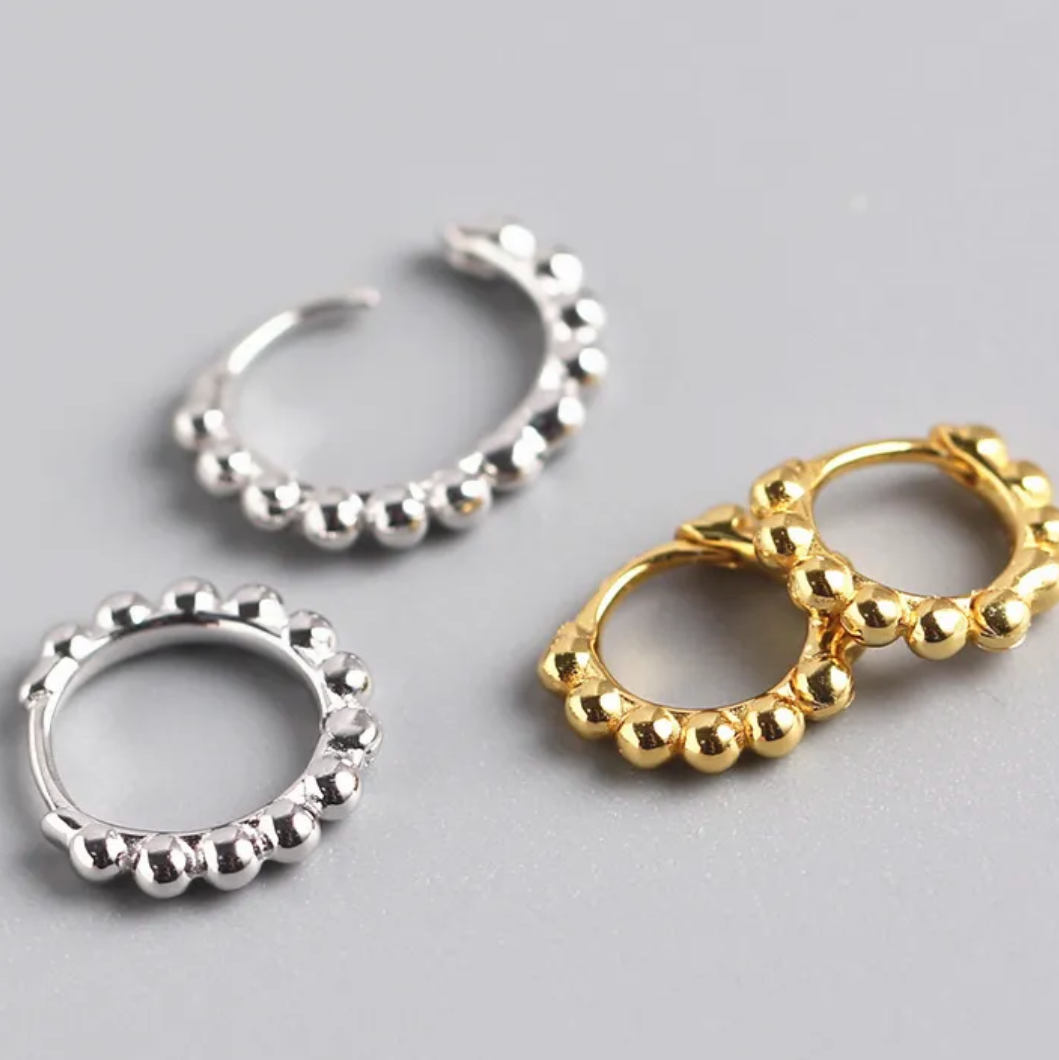 Nova Hoop Earrings - Gold / Silver