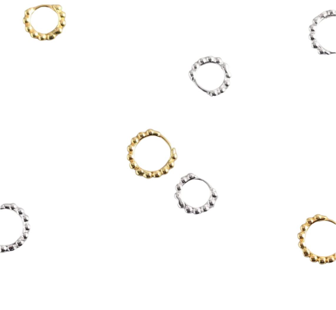 Nova Hoop Earrings - Gold / Silver