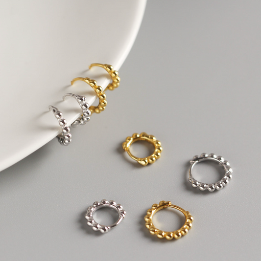 Nova Hoop Earrings - Gold / Silver