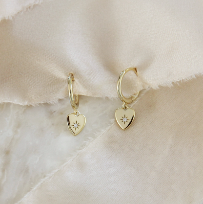 Zara Heart Earrings