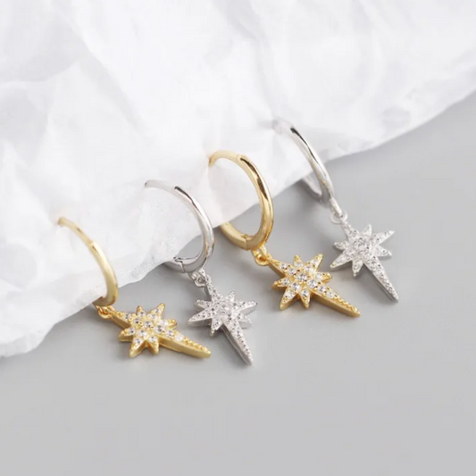 Star Diamond Earrings