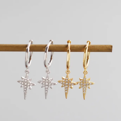 Star Diamond Earrings