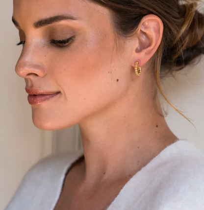 Nova Hoop Earrings - Gold / Silver