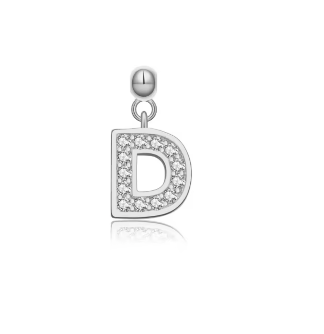 Charm and Necklace Set - Silver