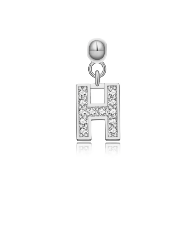 Charm and Necklace Set - Silver