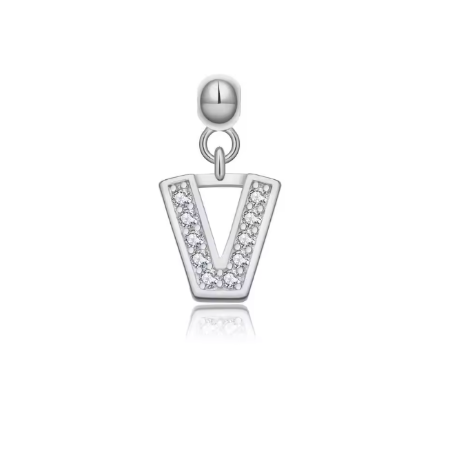 Charm and Necklace Set - Silver