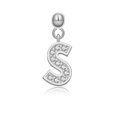 Charm and Necklace Set - Silver