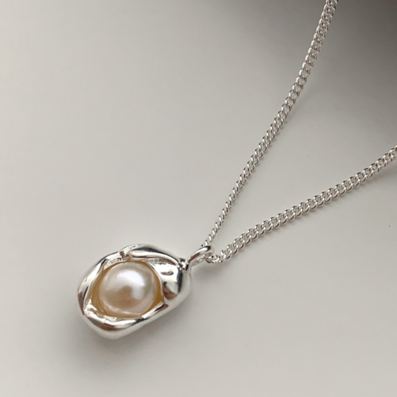 Shell Necklace - Silver